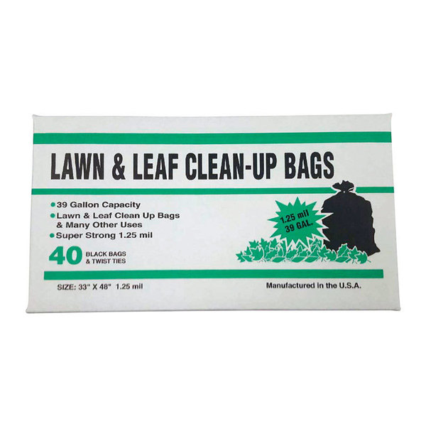 Primrose Plastics Lawn&Leaf Bag 39Gal 40Pk 39125